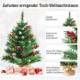 Mini tabletop Christmas tree, 76 or 108 branch tips