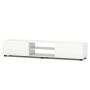 Minimalist TV stand up to 70", 160x35x30 cm, white