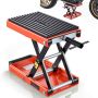 Motocikla šķērveida domkrats VEVOR JL-M01112, Slodzes ietilpība 680 kg, 490 × 245 × 105 mm