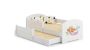 Children's double bed Luk with mattress and safety barrier 164x85x63 / 145x80x15cm, mermaid