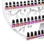 Nail Polish Rack, 5 Tiers, 23.6 × 2.3 × 23.6 inches
