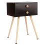 Bedside table, 2 drawers, 40 × 60 × 30 cm