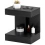 Nightstand Homcom 40x30x46cm., black
