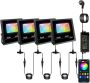 RGB LED smart spotlight set, 4 pcs.