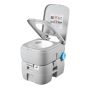 Pārnēsājamais tualete VEVOR Air pump30L, 30 l atkritumu tvertne, 530 × 400 × 455 mm