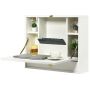 Laptop desk, Foldable with cabinet, 85 × 60 × 50 cm