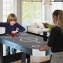 Oro ritulio stalas, sulankstomas su LED ekranu, 144 × 68 × 79 cm