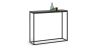 Concrete design console table Console 100x80x30cm, black