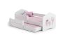 Children's double bed Fala with mattress and safety barrier 164x85x63 / 145x80x15cm, princess with unicorn