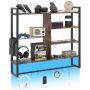 Hanging shelf, 6 shelves, 8 hooks, 107 × 96 × 24 cm