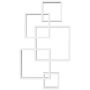 Hanging shelf Homcom 49.5x10.2x86cm., white