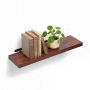 Piekarināms plaukts Relaxdays 10052683_8412, brūna/melna, 100 × 4 × 23 cm