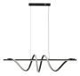 Piekaramais LED gaismeklis SPIRAL, Regulējams augstums, Melna/balta, 101 × 30 × 25 cm