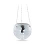 Piekarināms puķu pods Relaxdays „Disco“, sudraba, 13 × 15 cm