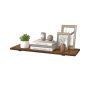 SONGMICS LWS04 wall shelf set, 2 shelves, 60 × 20 × 7 cm