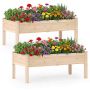 Raised planter, 121.92 × 63.5 × 48.26 cm