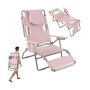 Beach lounger, 3-in-1, 66 × 100–136 × 98–77 cm