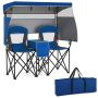 Beach chair, double, 163 × 153 × 72 cm