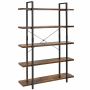 Build-in shelf, 5 tiers, 119.38 × 177.8 × 31.75 cm