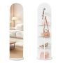 Grīdas spogulis SONGMICS LFM036W01, 360°, Balts, Ø 45 × 163 cm