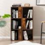 Set of 2 bookcases, 6 compartments, 33 × 33 × 100.5 cm