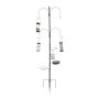 Putnu barotava Relaxdays, 55,9 × 231 × 5 cm