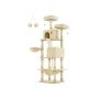 Cat scratching post 111x58.5x206cm., beige/cream color