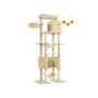 Cat scratching post 78x48x201cm., beige