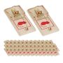 Peļu slazdi Relaxdays 10047573.0, 40 gab, 4,5 × 2 × 10 cm