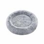 Fluffy animal bed 100 cm, gray