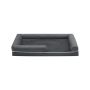Dog bed 135x107x25cm, gray