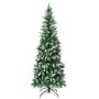 Pencil-shaped Christmas tree, 29 pine cone decorations