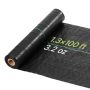 Nezāļu barjeras audums VEVOR, 1 gab, Melna, 0,4 × 30,5 m