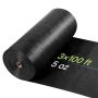 Nezāļu barjeras audums VEVOR 3*100FT168, Melns, 0,9 × 30,5 m