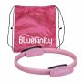 Pilates pretestības gredzens Bluefinity, 1 gab, Rozā