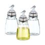 Dozēšanas pudeļu komplekts Relaxdays, 3 gab., pa 200 ml, 7 × 14 × 7 cm