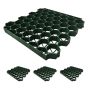 Plastmasas grants režģi Relaxdays, 4 gab., 1 m², 4 × 50 × 50 cm