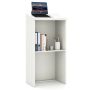 Podium stand, with shelf, White, 58 × 40 × 116.5 cm