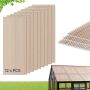 Polikarbonāta jumta paneļi VEVOR PC6-12-1, 12 gab, 1520 × 610 mm