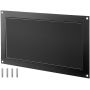Plūdu ventilācijas atvere VEVOR FHTFKSX-16''x8'', Sienas, Melna, 465 × 260 × 22 mm