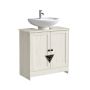 Izlietnes skapītis SONGMICS HOME BBC223WJ01, Regulējams plaukts, 60 × 61,2 × 30 cm