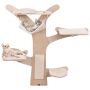 Wall-mounted cat tree, wall-mounted, 4 platforms