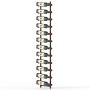 Wall-mounted wine rack, 6/9/12 bottles, Black