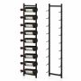 Wall-mounted wine rack, 6/9 bottles, Black