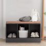 Hallway bench, 3 storage compartments, 80.01 × 35.56 × 46.99 cm