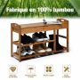 Hallway bench, 3-tier, 78.74 × 49.53 × 29.21 cm