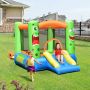 Inflatable trampoline for children, with basketball hoop, for 2 children, 270 × 196 × 163 cm
