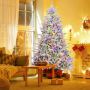 Fluffy artificial Christmas tree, 350 LED lights, 8 modes, 218 × 135 cm