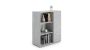 Concrete design cabinet Fondi 103.4x90x40 cm, gray