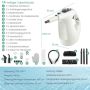 Handheld steam cleaner, 14 accessories, Gray, 33 × 13 × 24.5 cm
